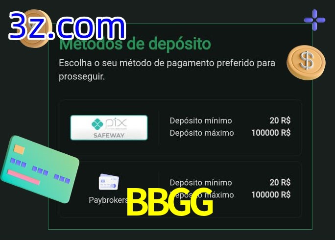 O cassino BBGG oferece uma grande variedade de métodos de pagamento